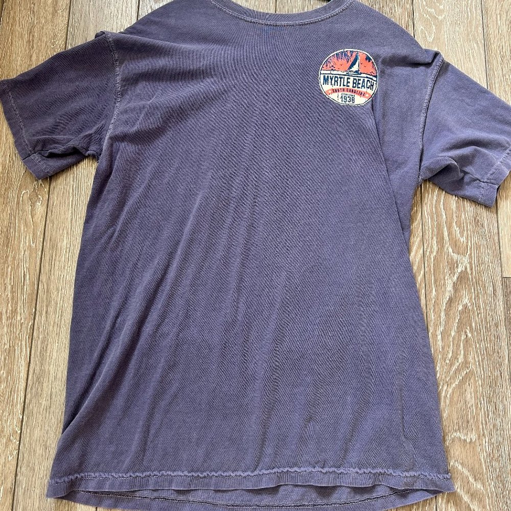 Purple Myrtle Beach Tourist T-Shirt, Medium